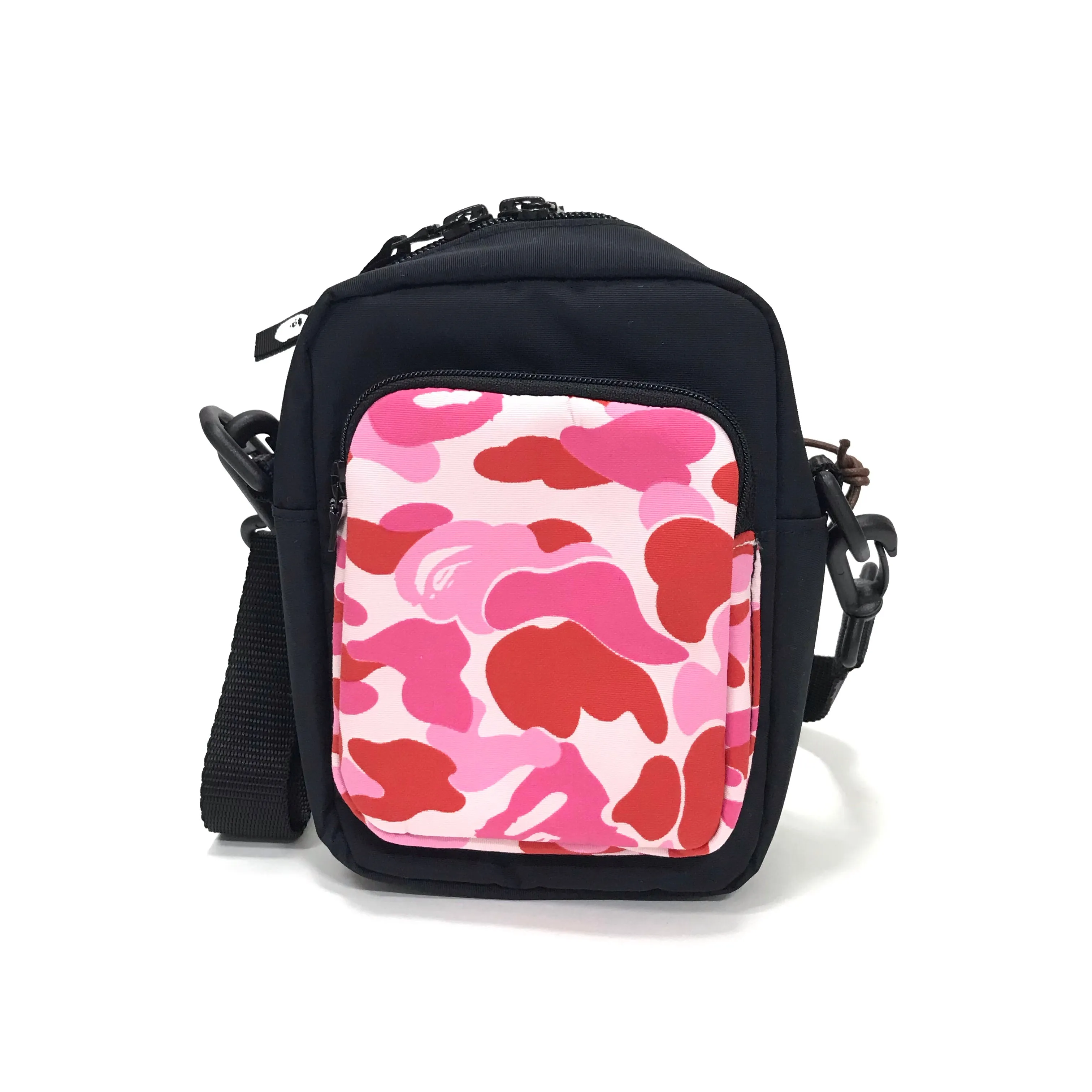 DS! A Bathing Ape Bape ABC Camo Camera / Shoulder Bag Pink