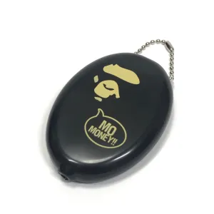 DS! A Bathing Ape Bape Head Mo' Money Vintage PVC Coin Case Keychain
