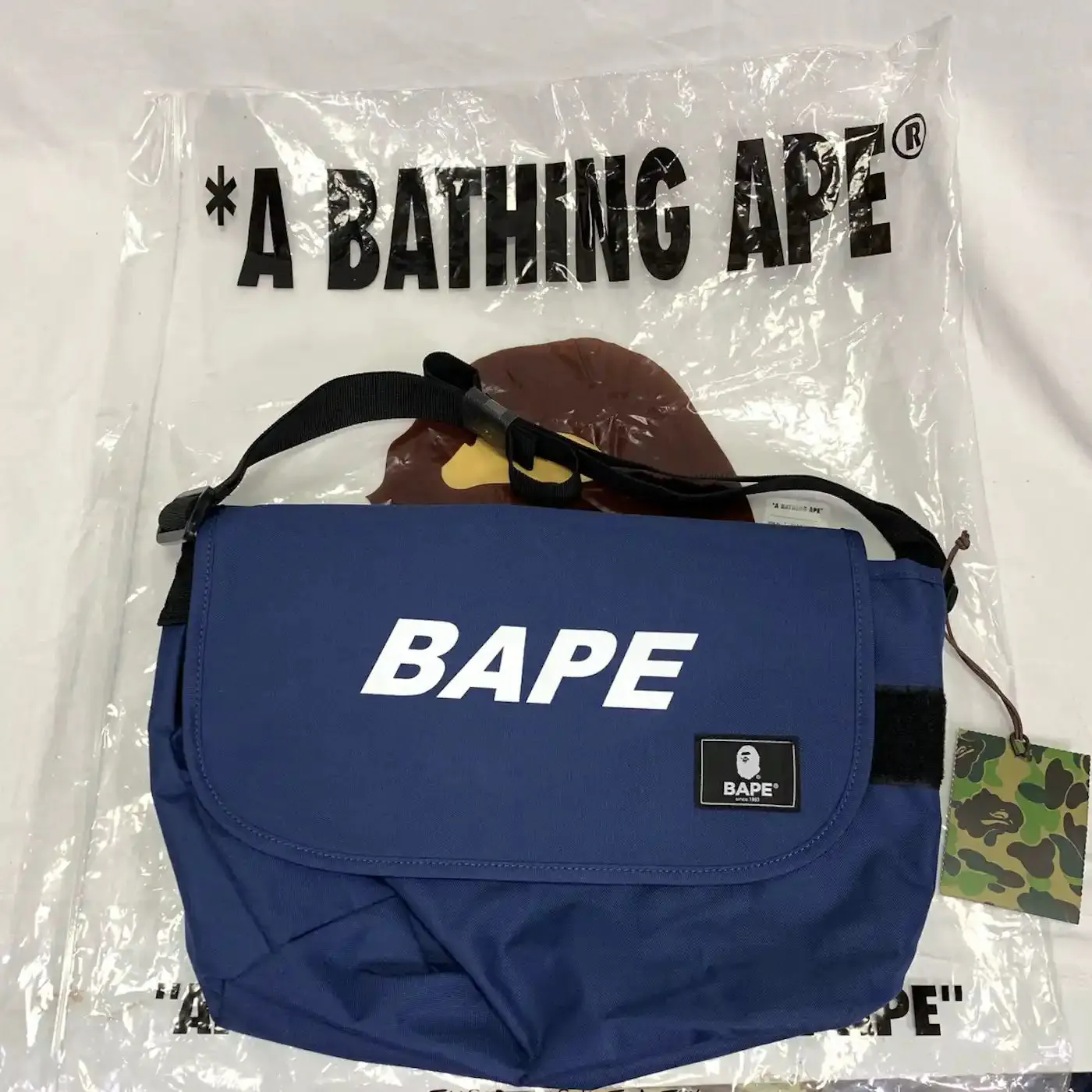 DS! BAPE 2023 NEW YEARS NYLON MESSENGER SHOULDER BAG