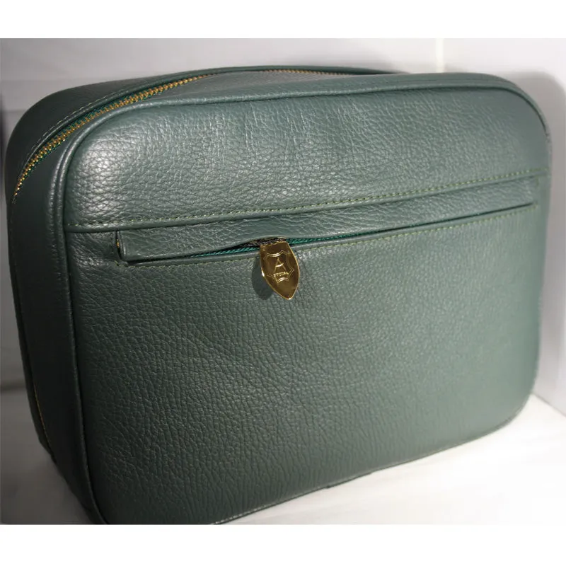 Eros Green Leather Beauty travel case