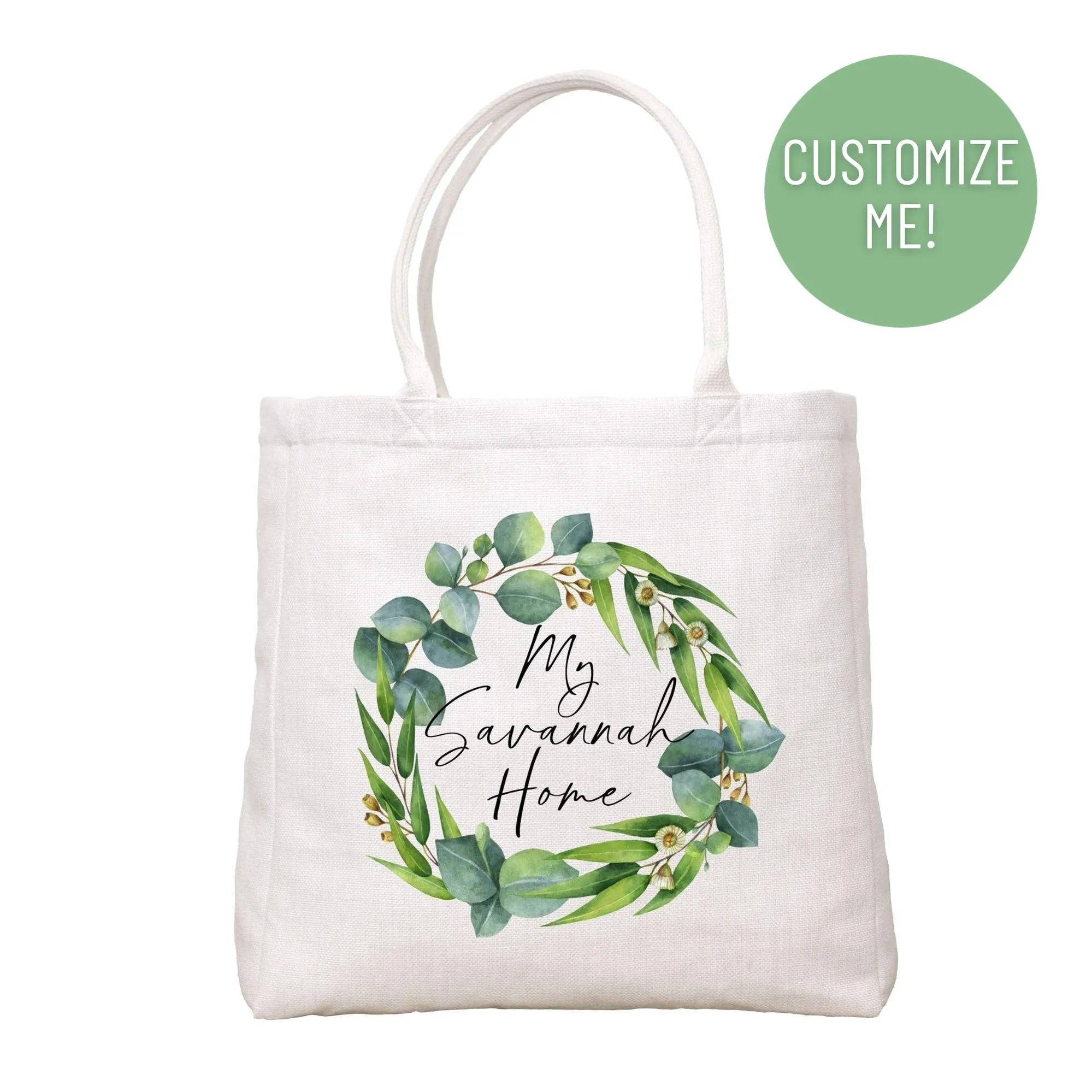 Eucalyptus Wreath Tote Bag