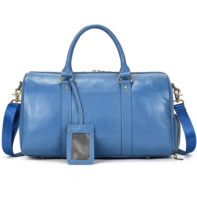 Fashion Leather Travel Bags – Stylish Genuine Leather Duffel