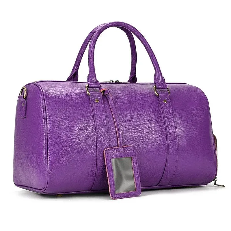 Fashion Leather Travel Bags – Stylish Genuine Leather Duffel