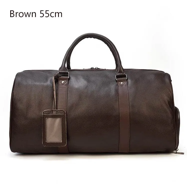 Fashion Leather Travel Bags – Stylish Genuine Leather Duffel