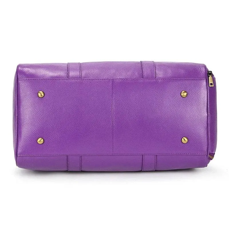 Fashion Leather Travel Bags – Stylish Genuine Leather Duffel