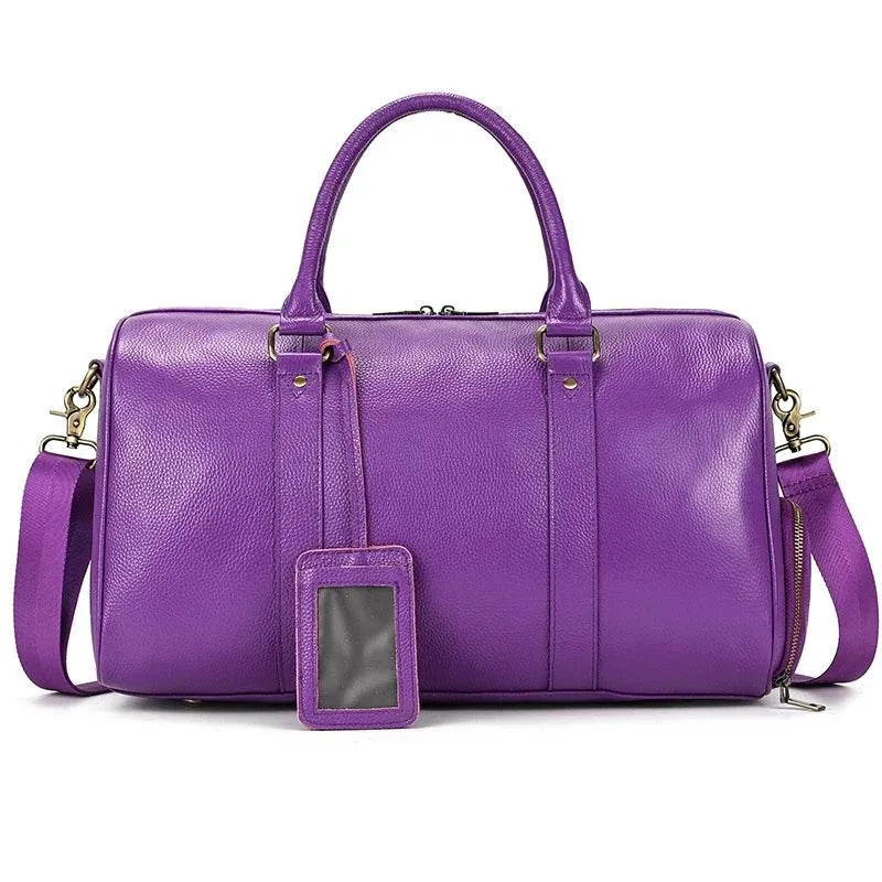 Fashion Leather Travel Bags – Stylish Genuine Leather Duffel