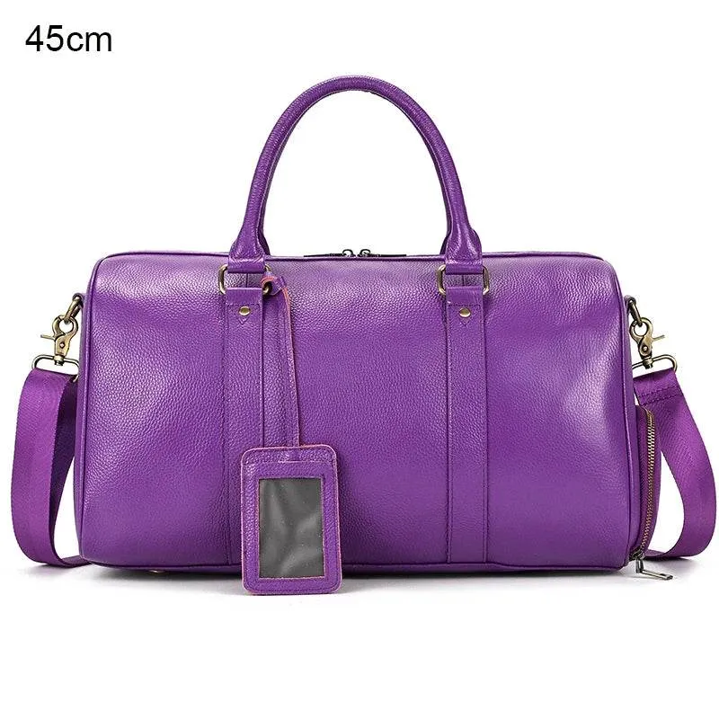 Fashion Leather Travel Bags – Stylish Genuine Leather Duffel