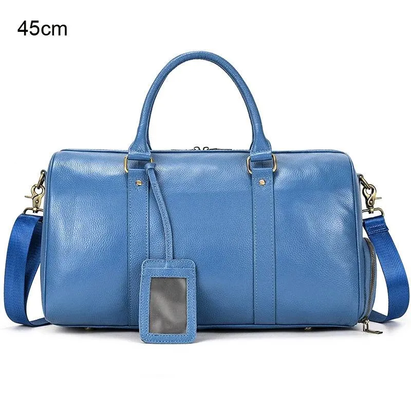 Fashion Leather Travel Bags – Stylish Genuine Leather Duffel