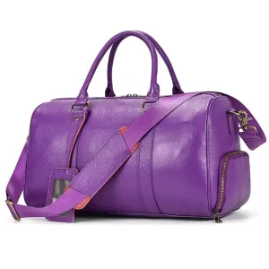 Fashion Leather Travel Bags – Stylish Genuine Leather Duffel