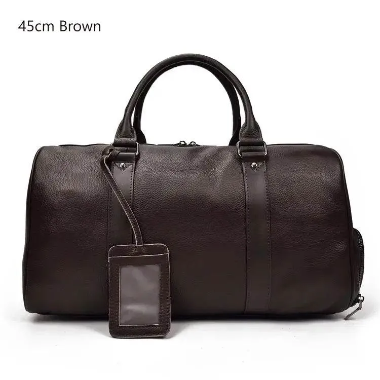 Fashion Leather Travel Bags – Stylish Genuine Leather Duffel