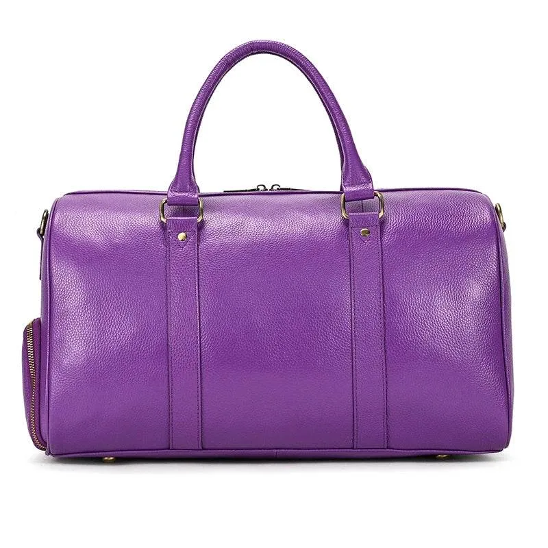 Fashion Leather Travel Bags – Stylish Genuine Leather Duffel