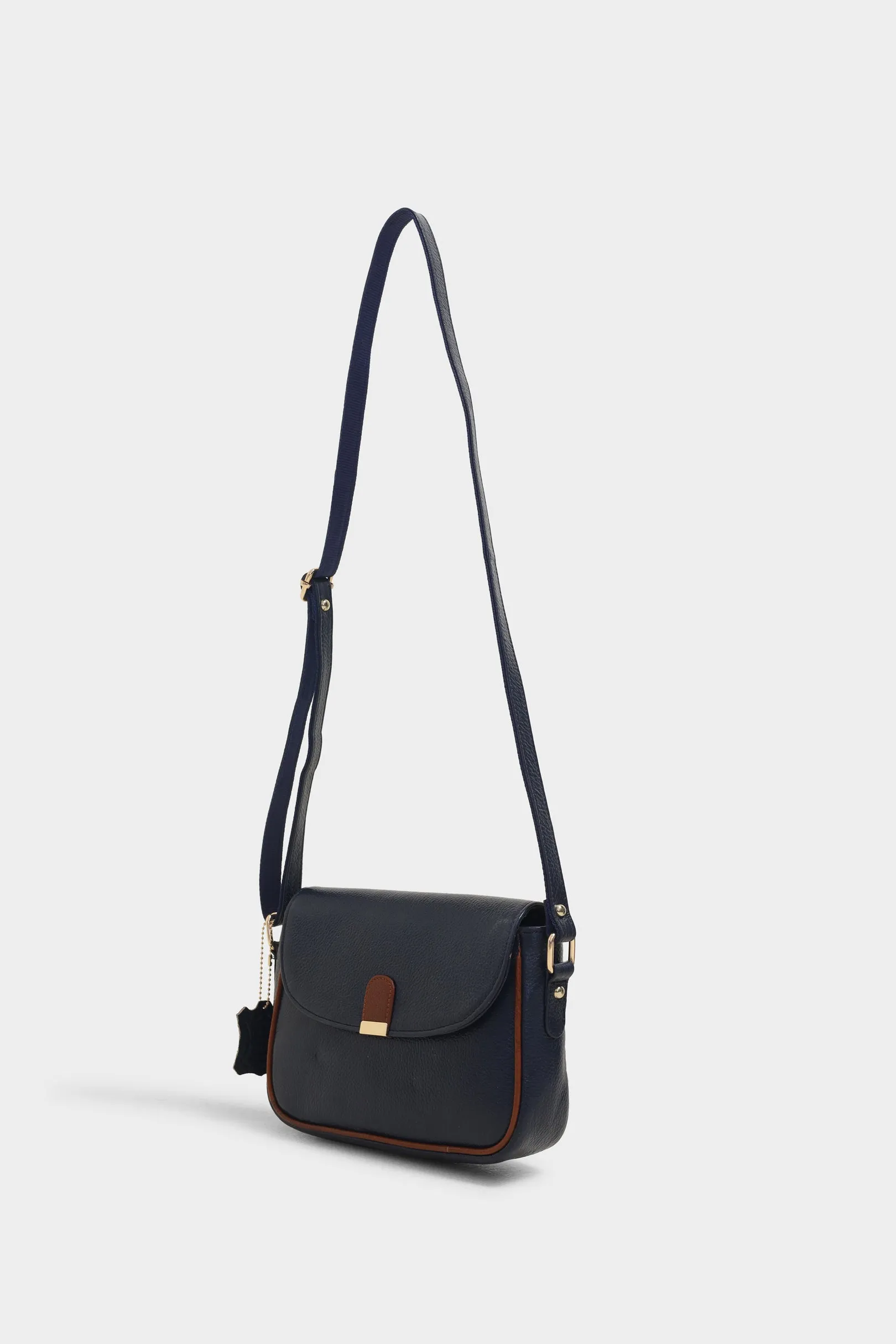 Faye blue sling bag
