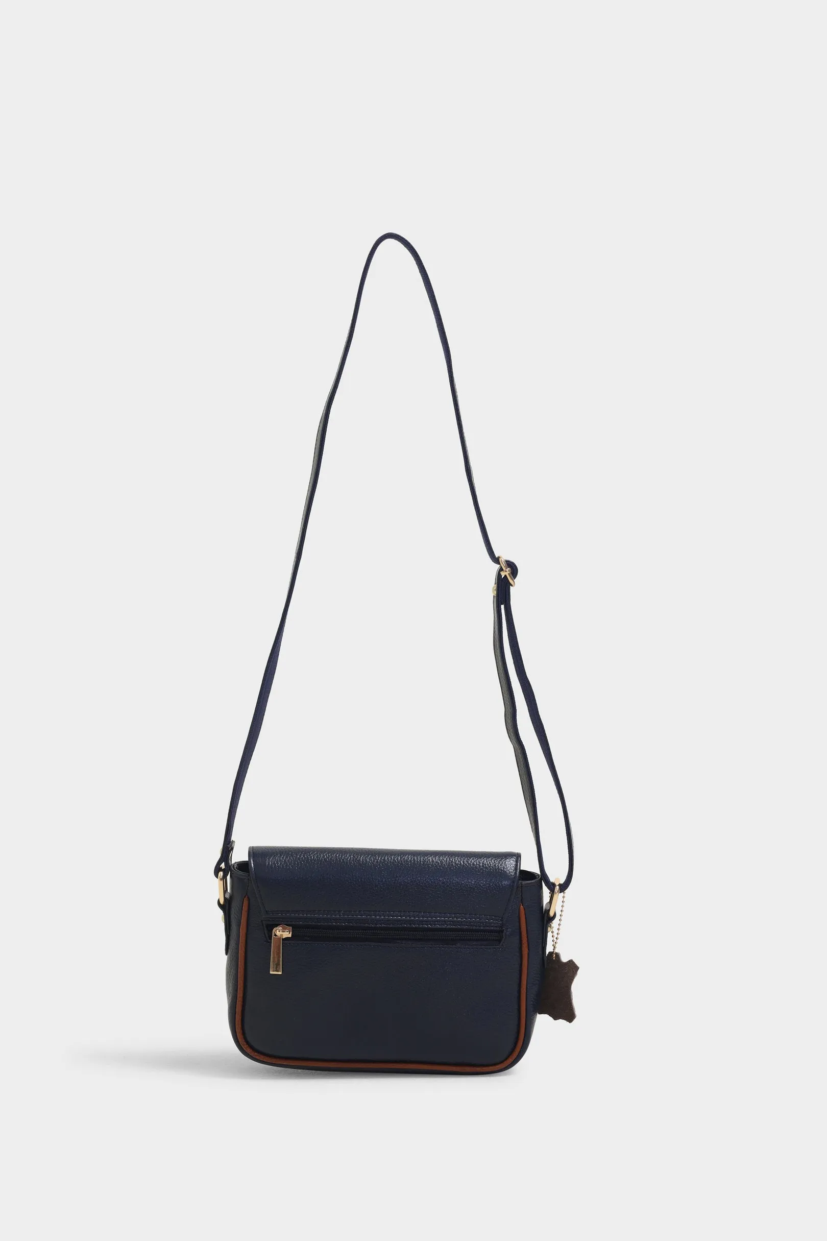Faye blue sling bag