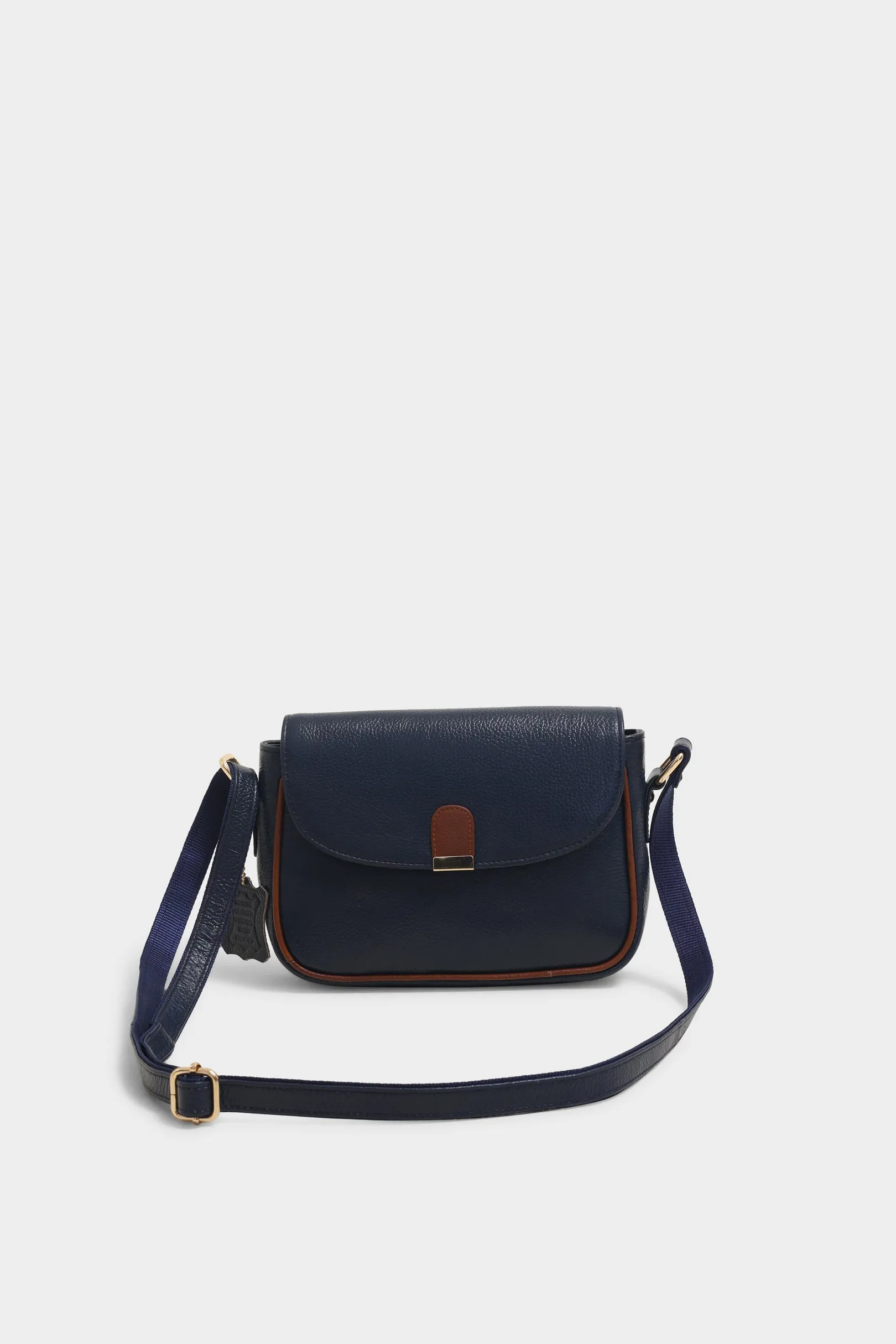 Faye blue sling bag