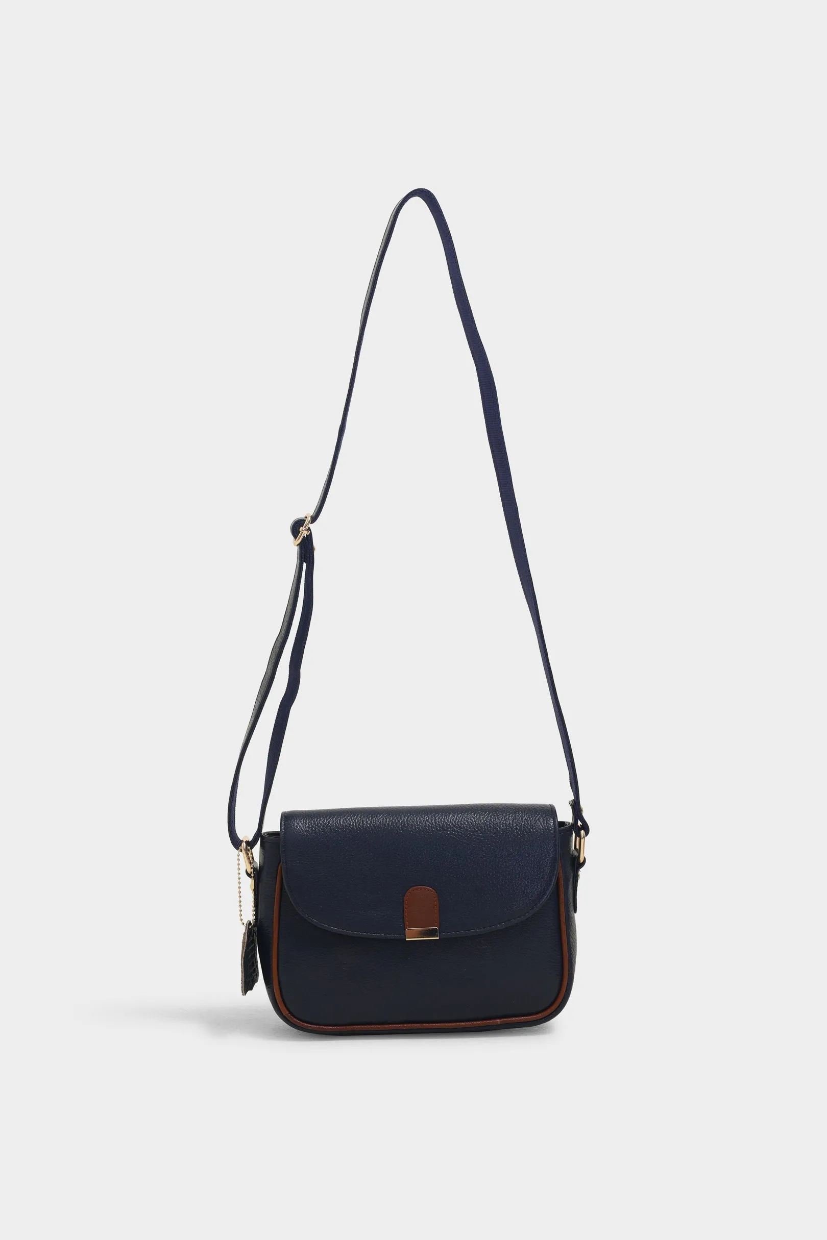 Faye blue sling bag