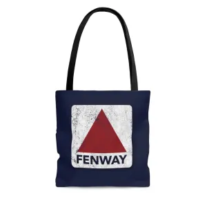 Fenway Sign Navy Tote Bag