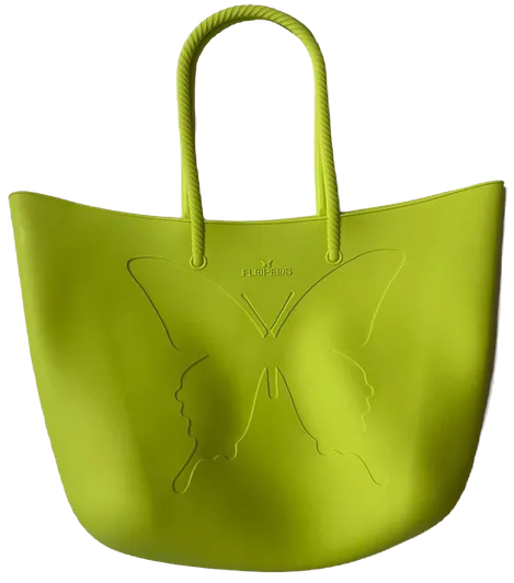 FLOPEDS SILICONE BAG LIME GREEN