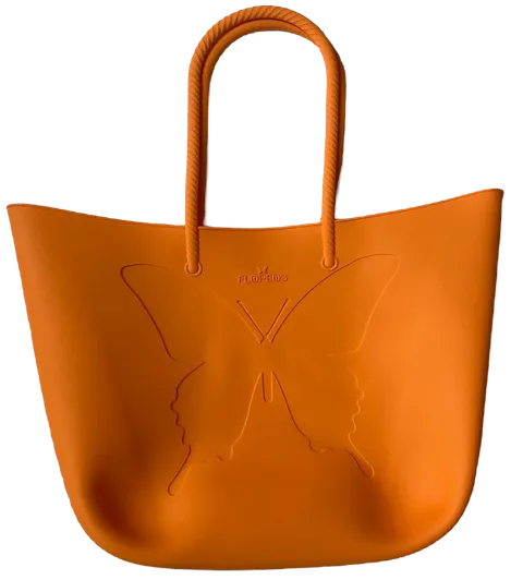 FLOPEDS SILICONE BAG TANGERINE ORANGE