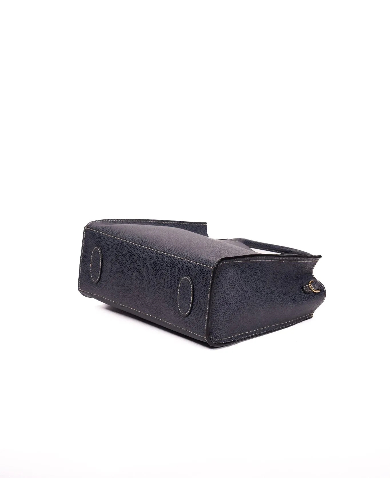 Florence Tote leather bag Navy blue