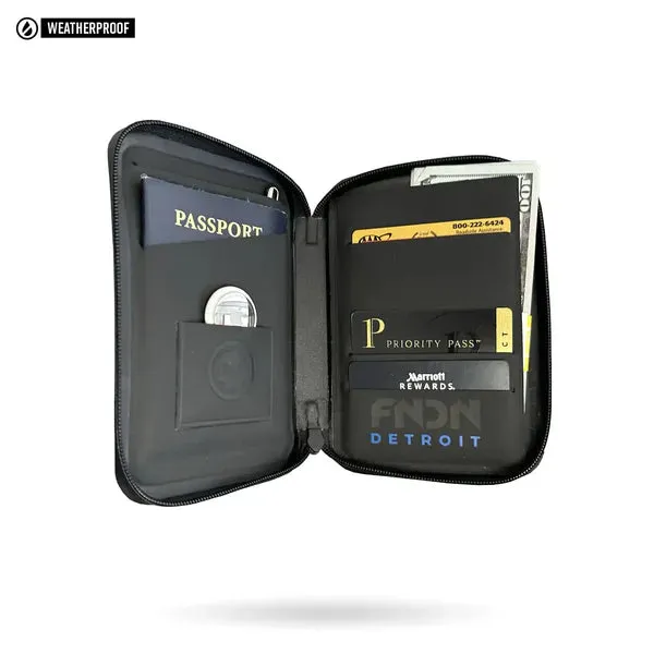 Fndn® Weather-proof Travel Wallet (With Airtag® Pocket)