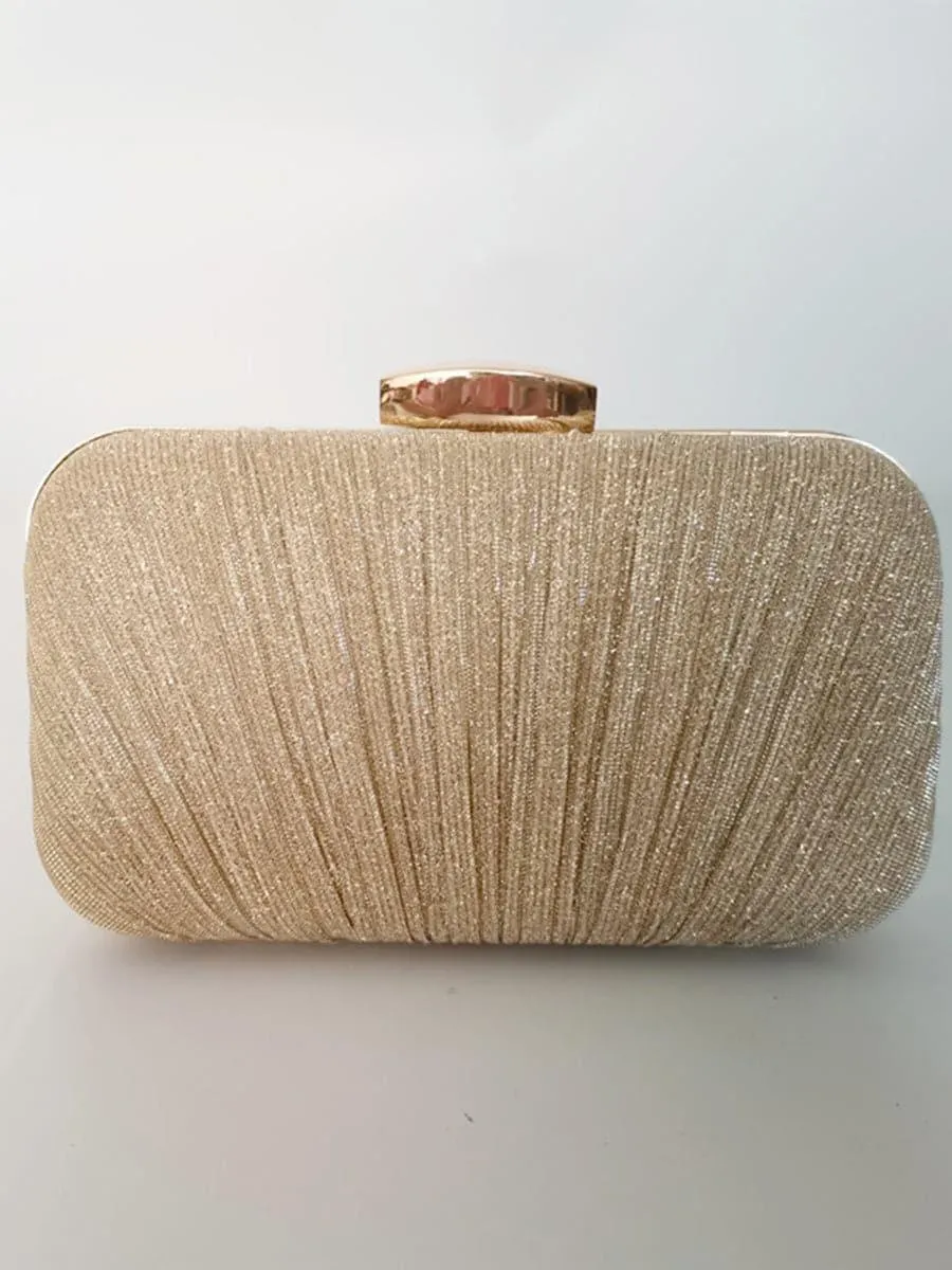 Fold Aluminum Frame Party Dinner Clutch Bag MNBF009