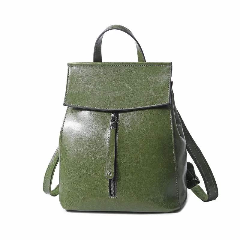 Full Grain Leather Backpack Purse for Women, Stylish Leather Backpack, Gift for Her