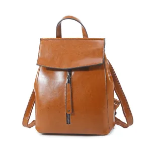 Full Grain Leather Backpack Purse for Women, Stylish Leather Backpack, Gift for Her