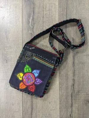 Gheri Passport Bag With Chakra Flower
