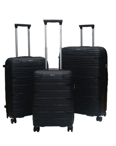 Gino De Vinci Suterra Large Roller Case Black