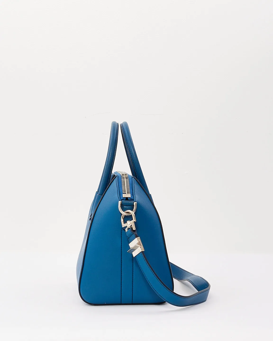 Givenchy Blue Leather Medium Antigona Bag
