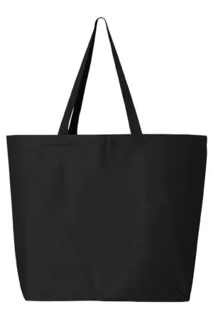 Glitzy Christmas Tree Canvas Jumbo Tote