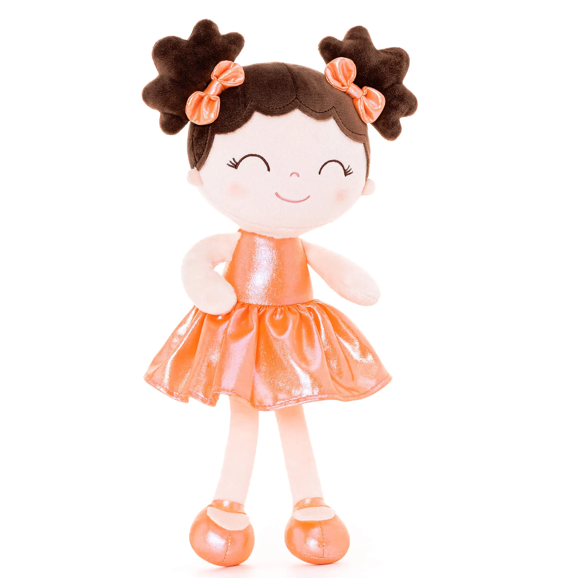 Gloveleya 12-inch Personalized Plush Dolls Curly Haired Iridescent Girls Gifts