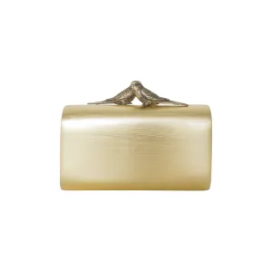 Gold Lovers Log Clutch