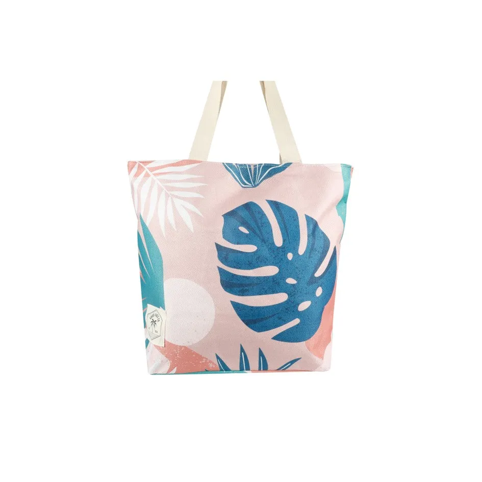 GOOD VIBES BEACH BAG WITH INNER POCKET