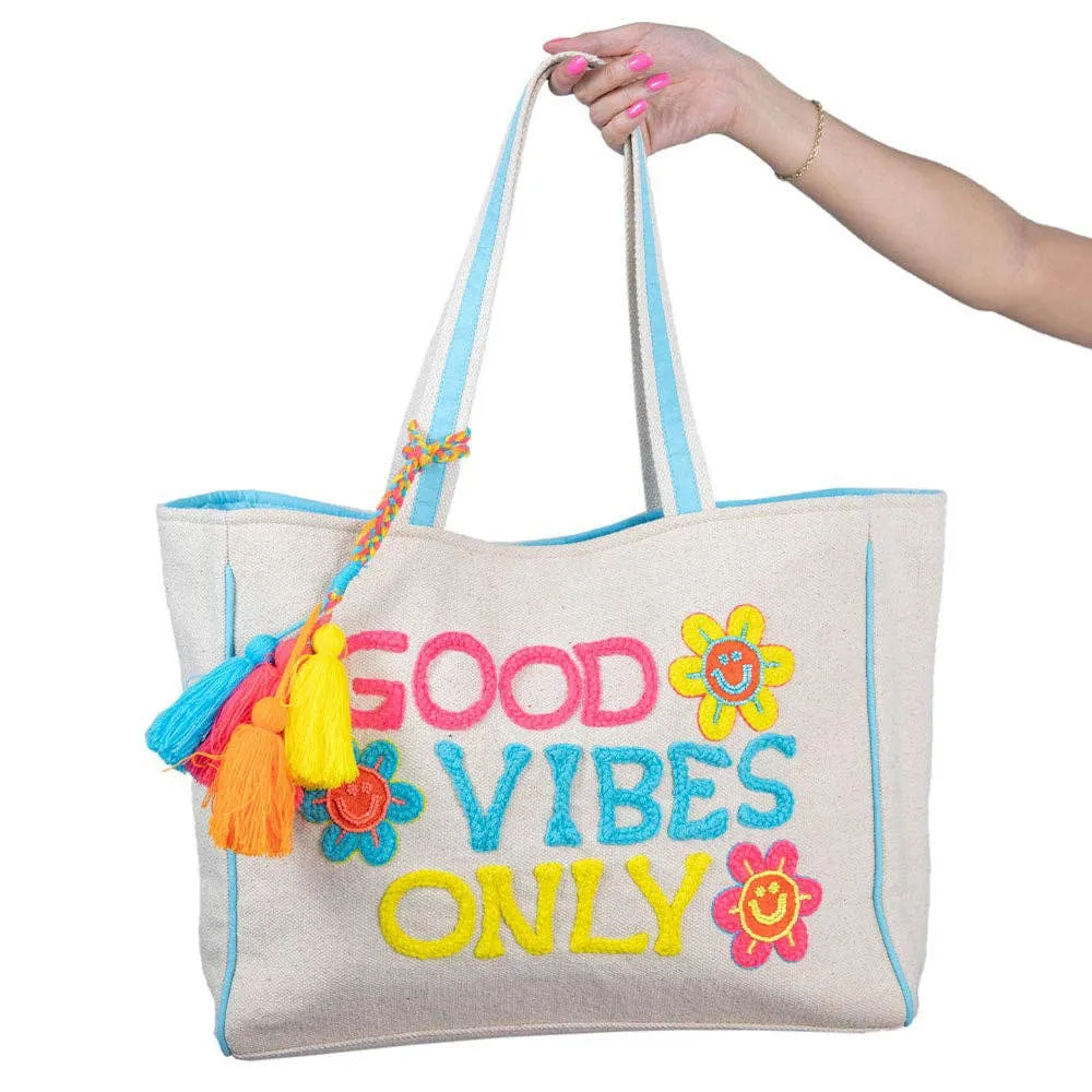 Good Vibes Only Tote Bag