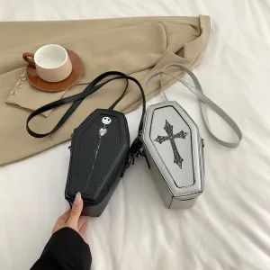 Gothic Coffin Shape Messenger Bag