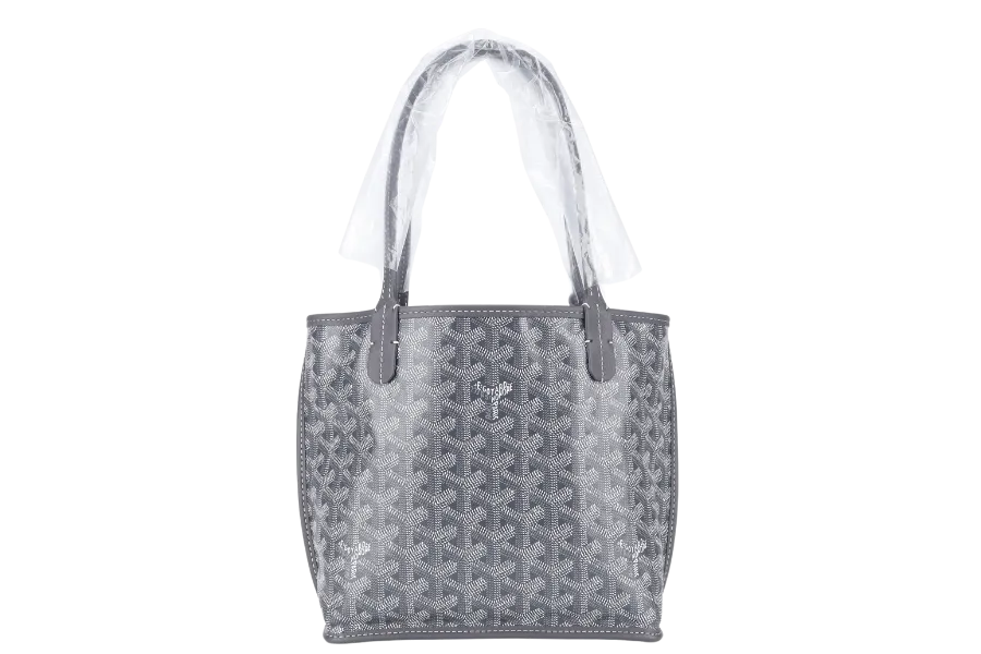 GOYARD ANJOU MINI BAG GREY COLOR WITH DUST COVER
