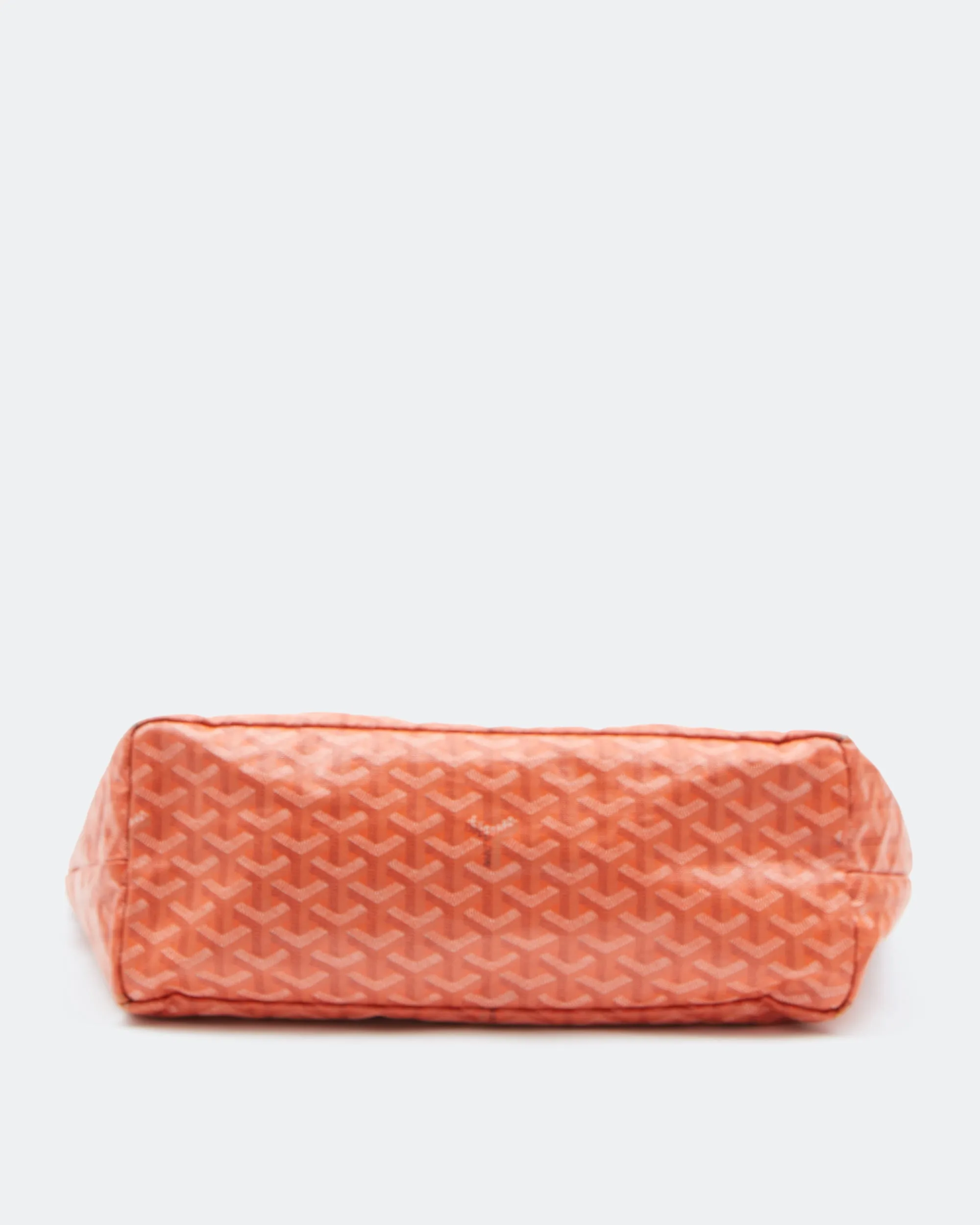 Goyard Orange Canvas St.Louis PM Tote Bag W/Pouch