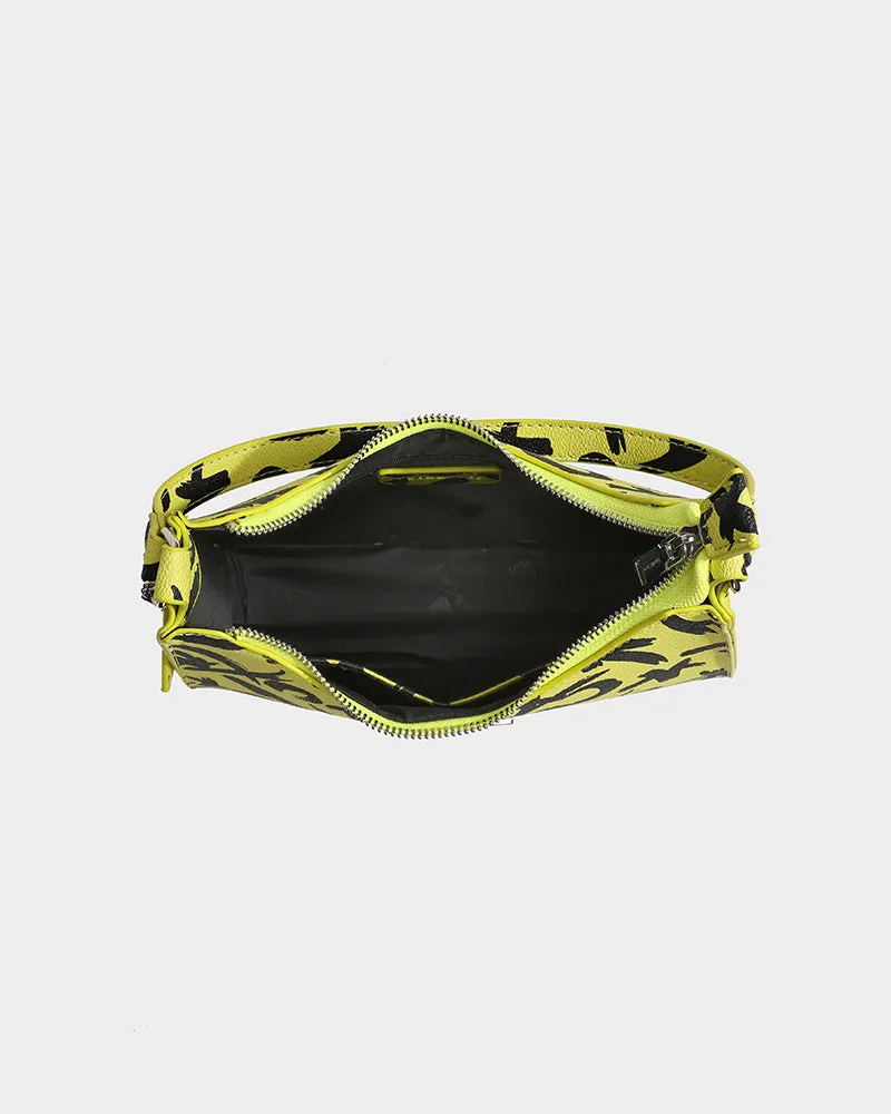 Graffiti Shoulder Bag in Yellow