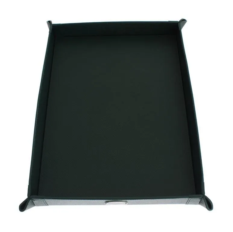 Green Leather Phone Tray, Catchall, Valet, Key, Wallet, Card, Tray, Plate