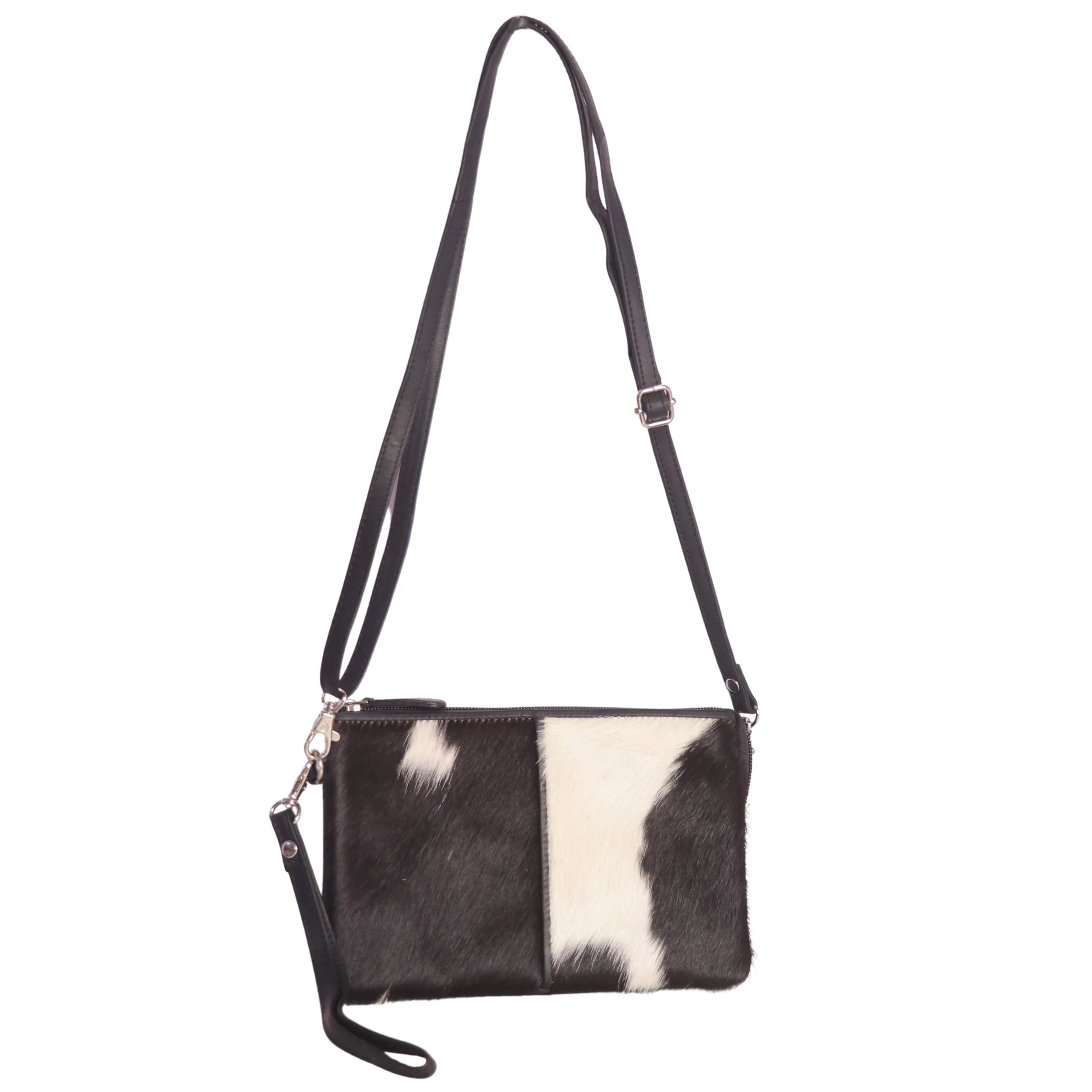 Grey Cowhide Leather Small Cross Body/Sling bag - OPH821