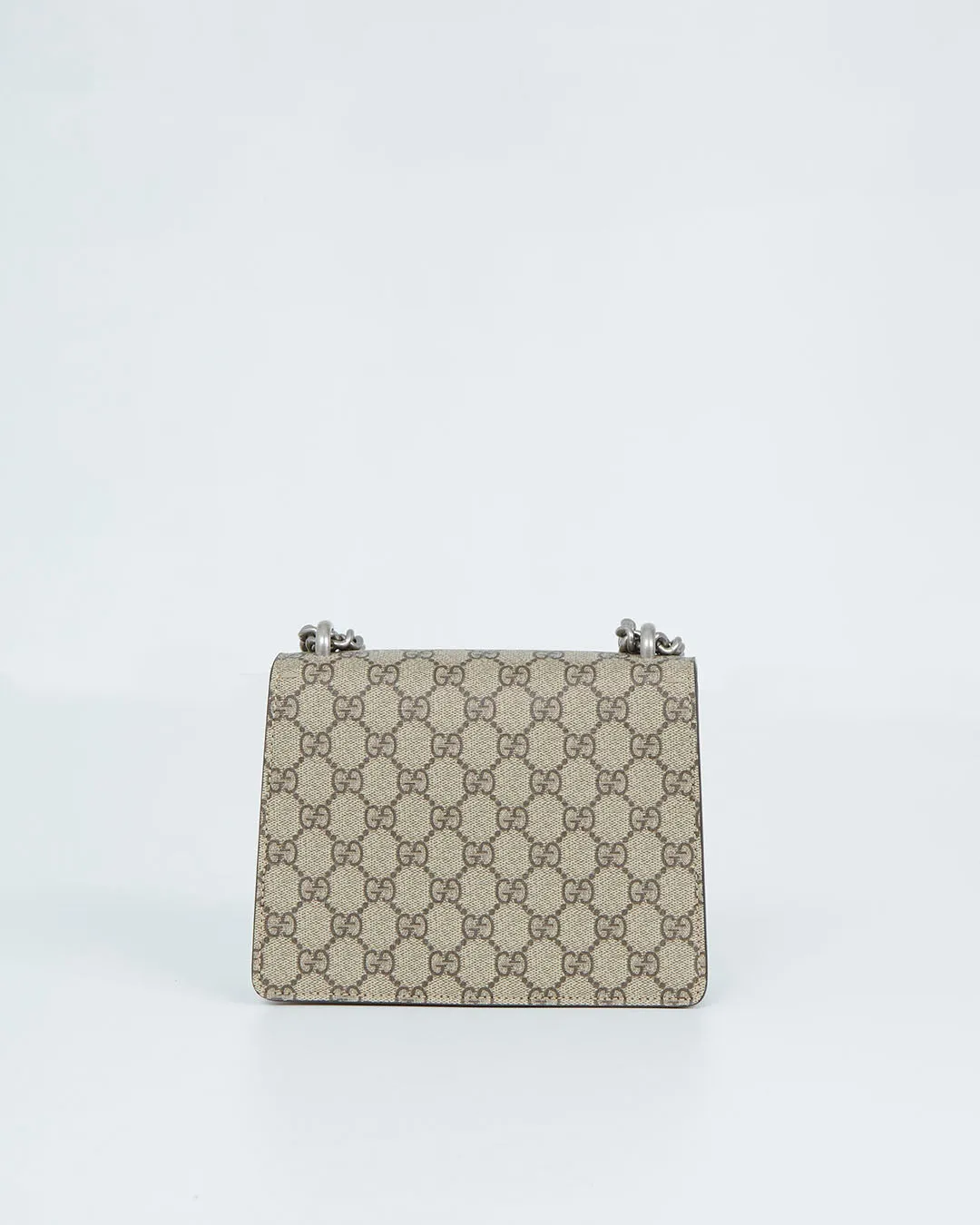 Gucci Beige Canvas & Suede Mini Dionysus Chain Bag