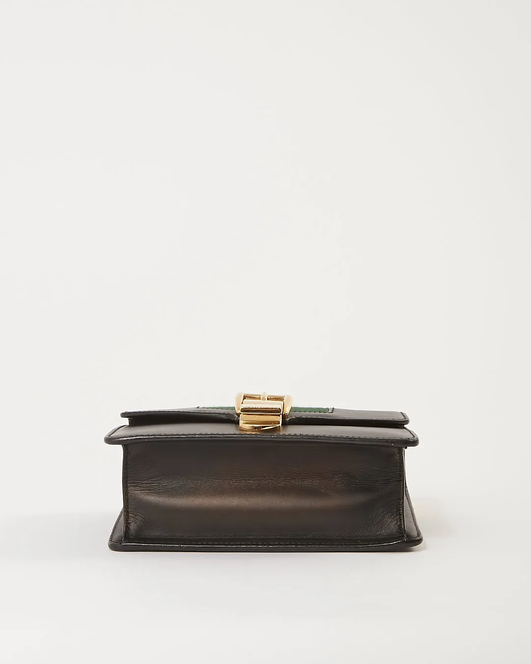 Gucci Black Calfskin Sylvie Mini Shoulder Bag