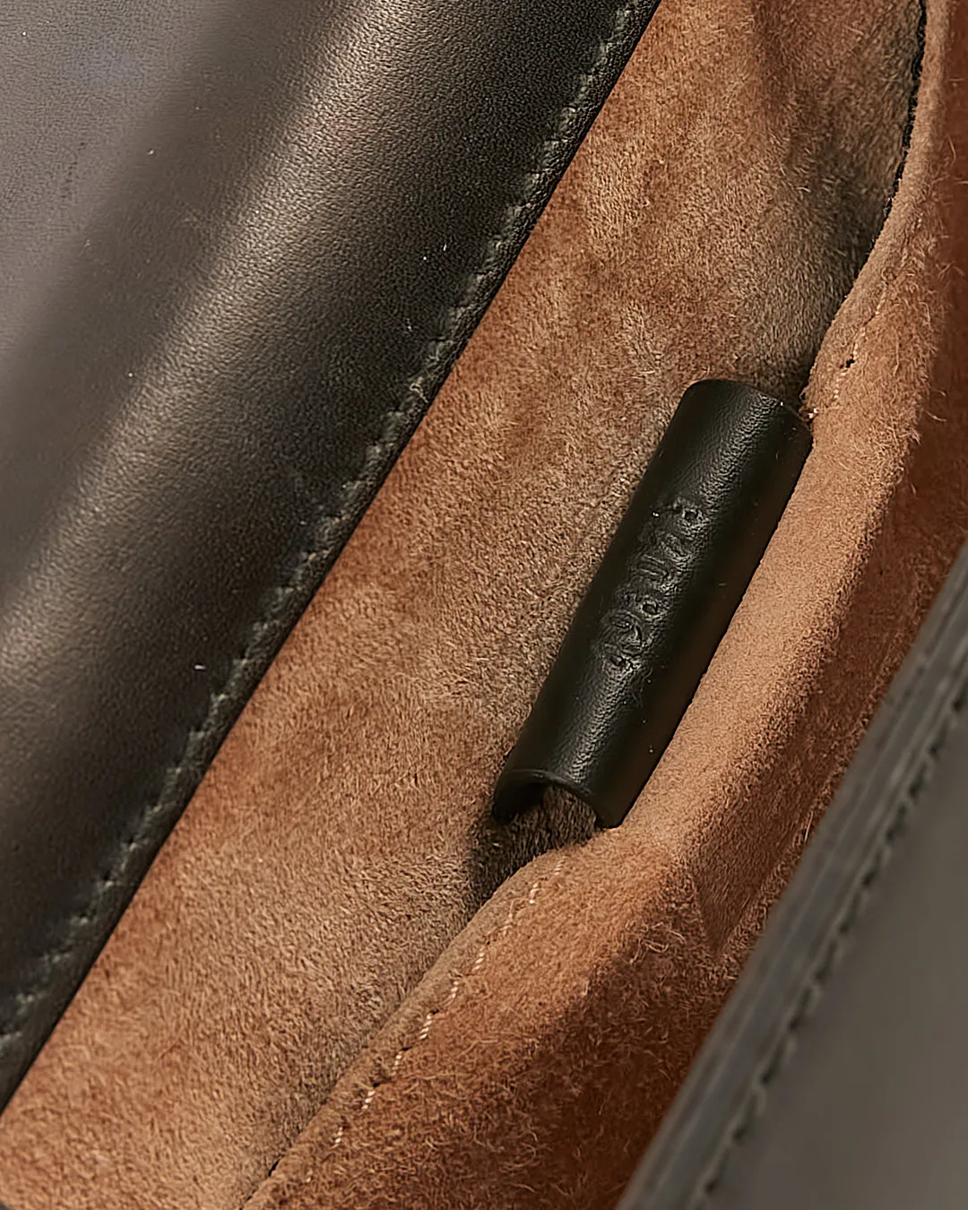 Gucci Black Calfskin Sylvie Mini Shoulder Bag
