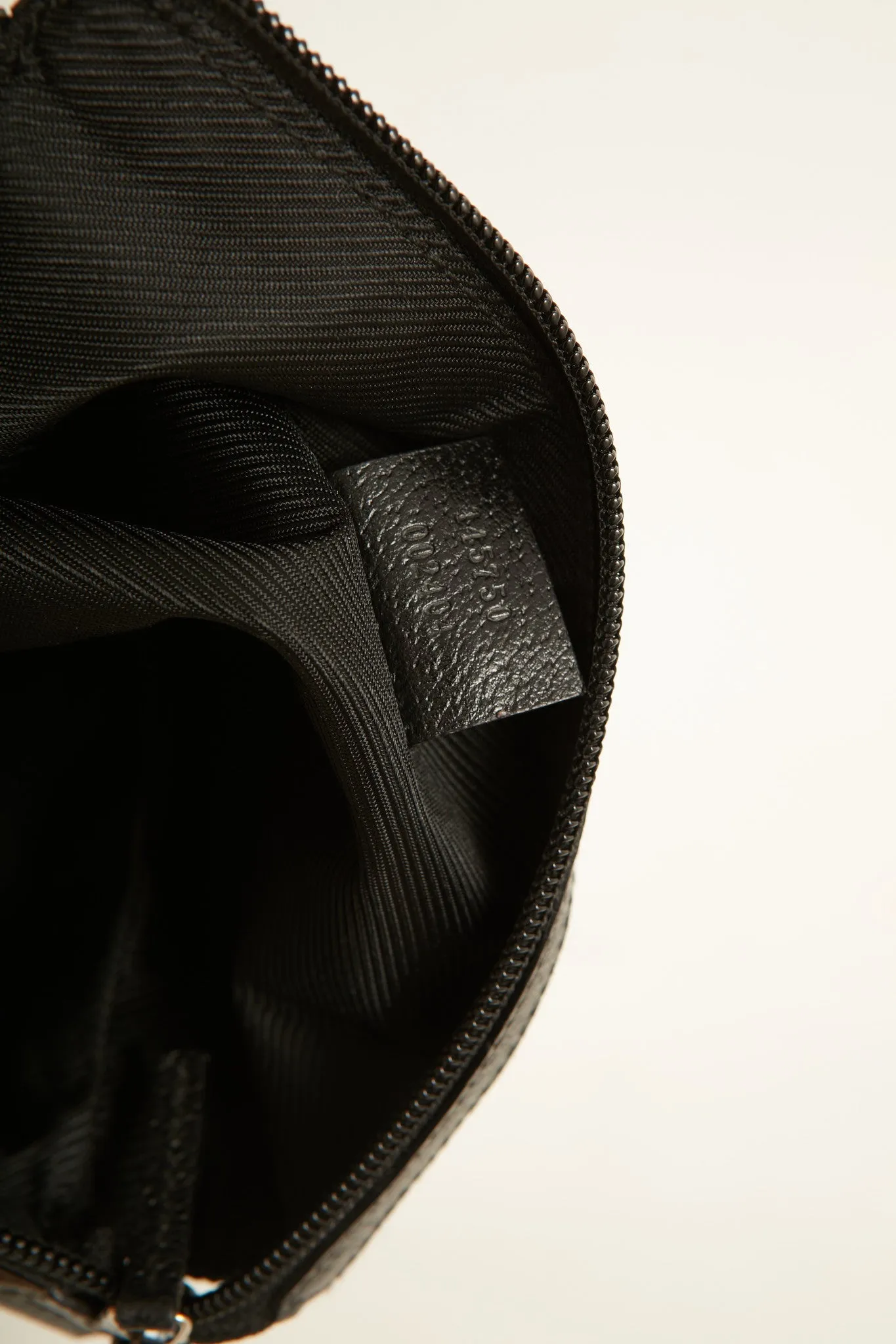 Gucci Black GG Canvas Abbey Pochette Shoulder Bag