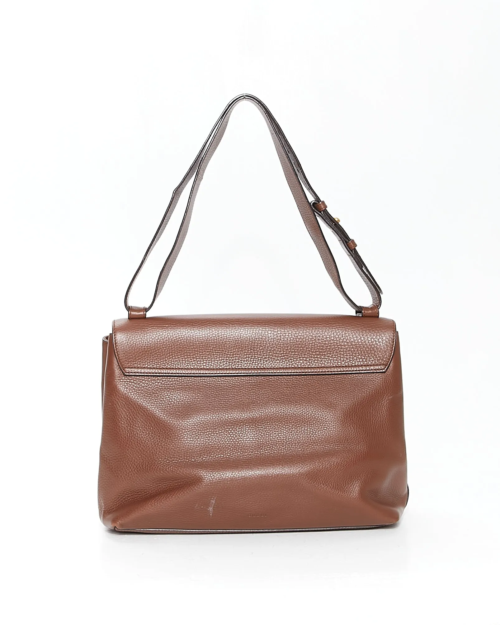 Gucci Brown Leather Marmont Messenger Shoulder Bag