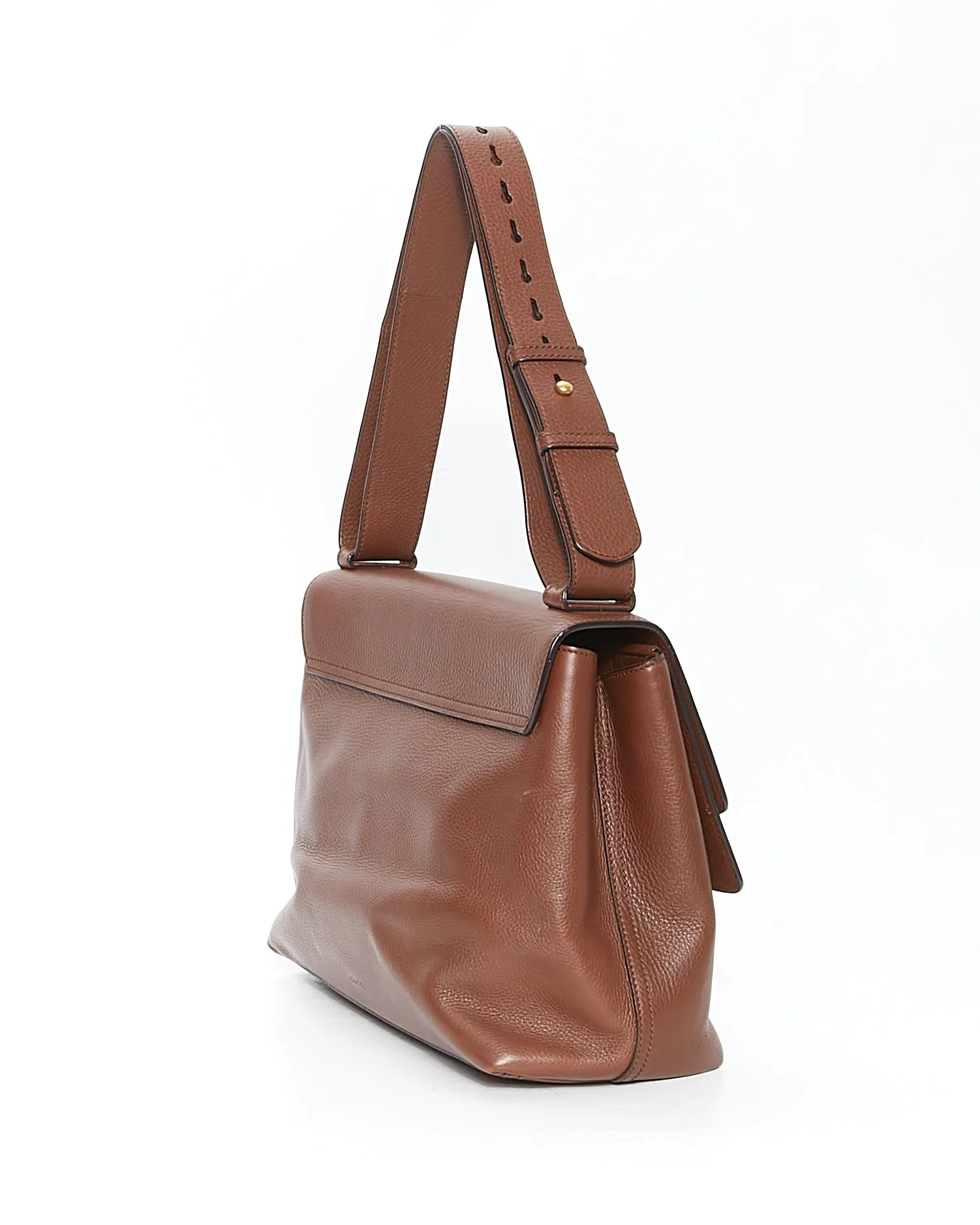 Gucci Brown Leather Marmont Messenger Shoulder Bag