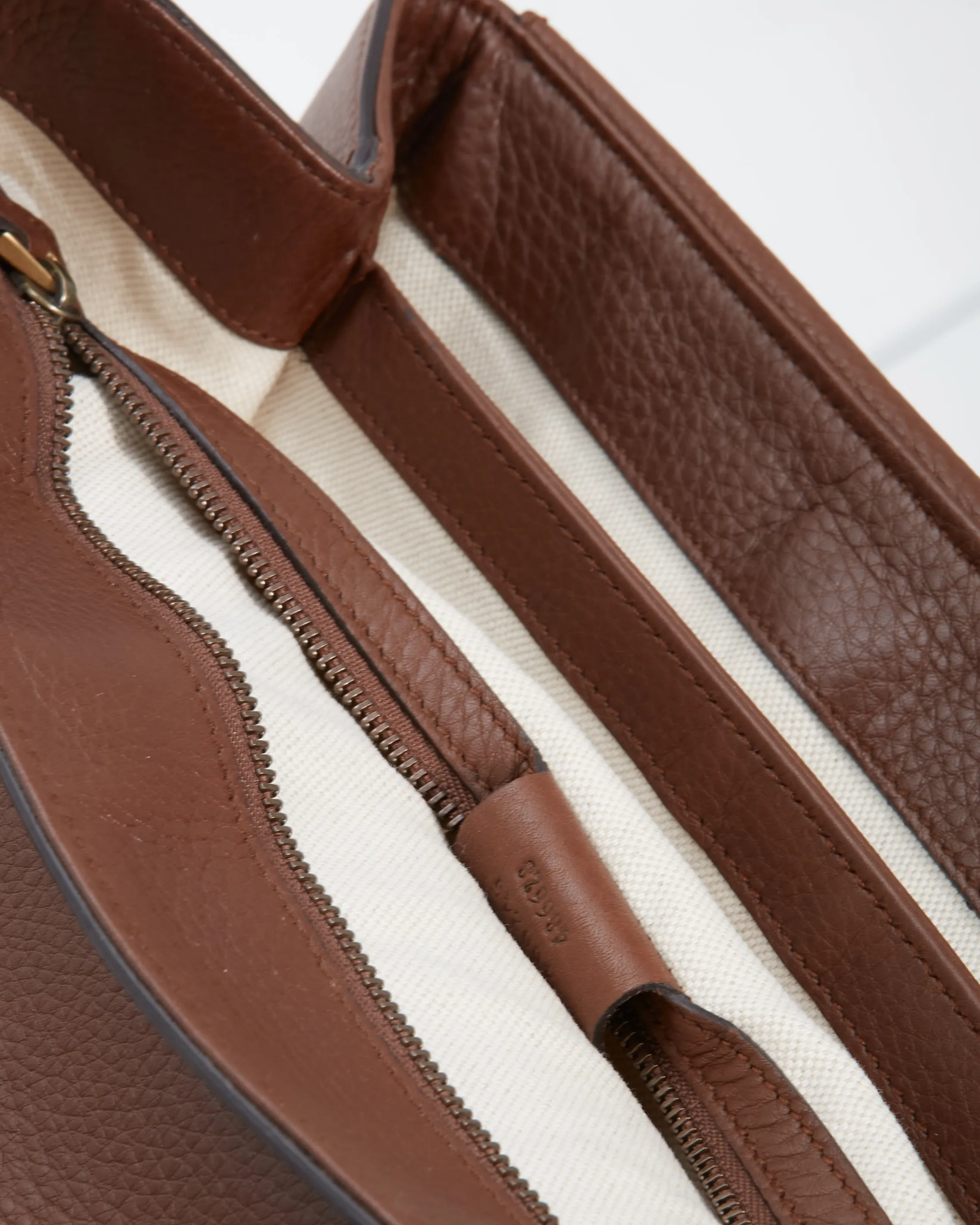 Gucci Brown Leather Marmont Messenger Shoulder Bag