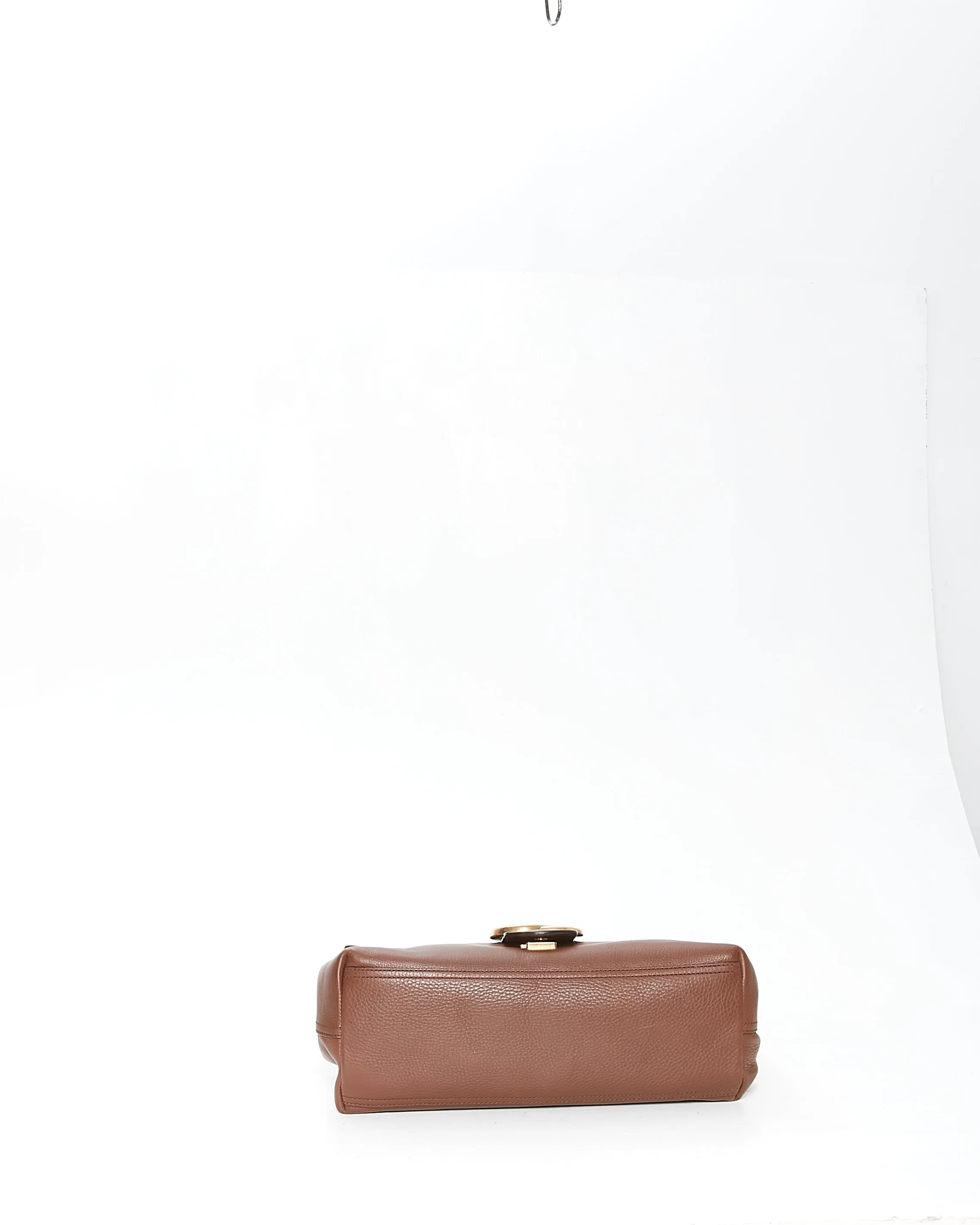 Gucci Brown Leather Marmont Messenger Shoulder Bag