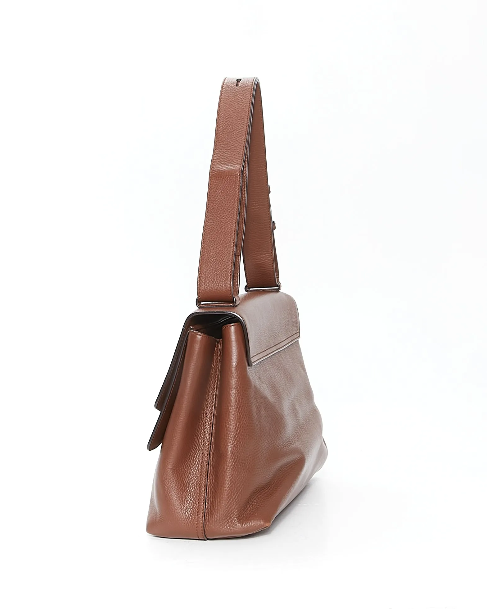 Gucci Brown Leather Marmont Messenger Shoulder Bag